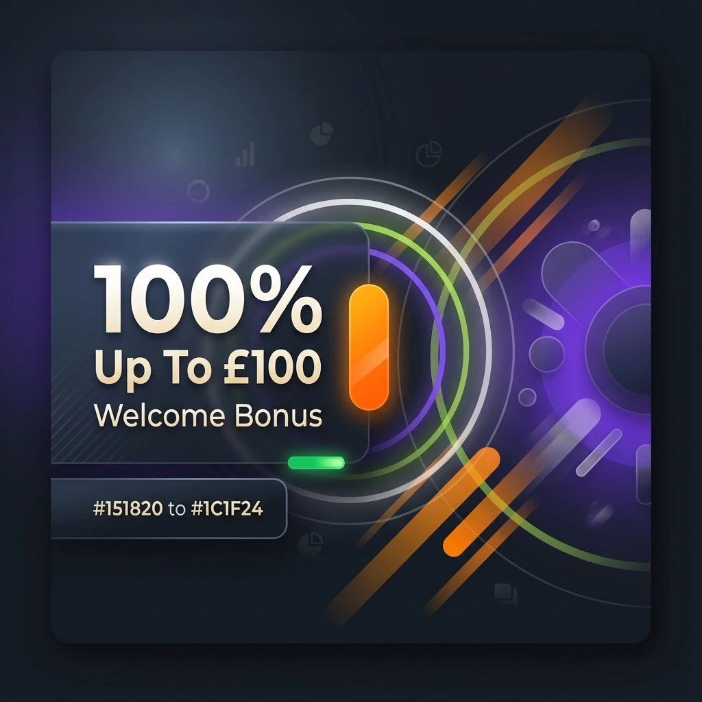 100% Up To £100 Welcome Bonus